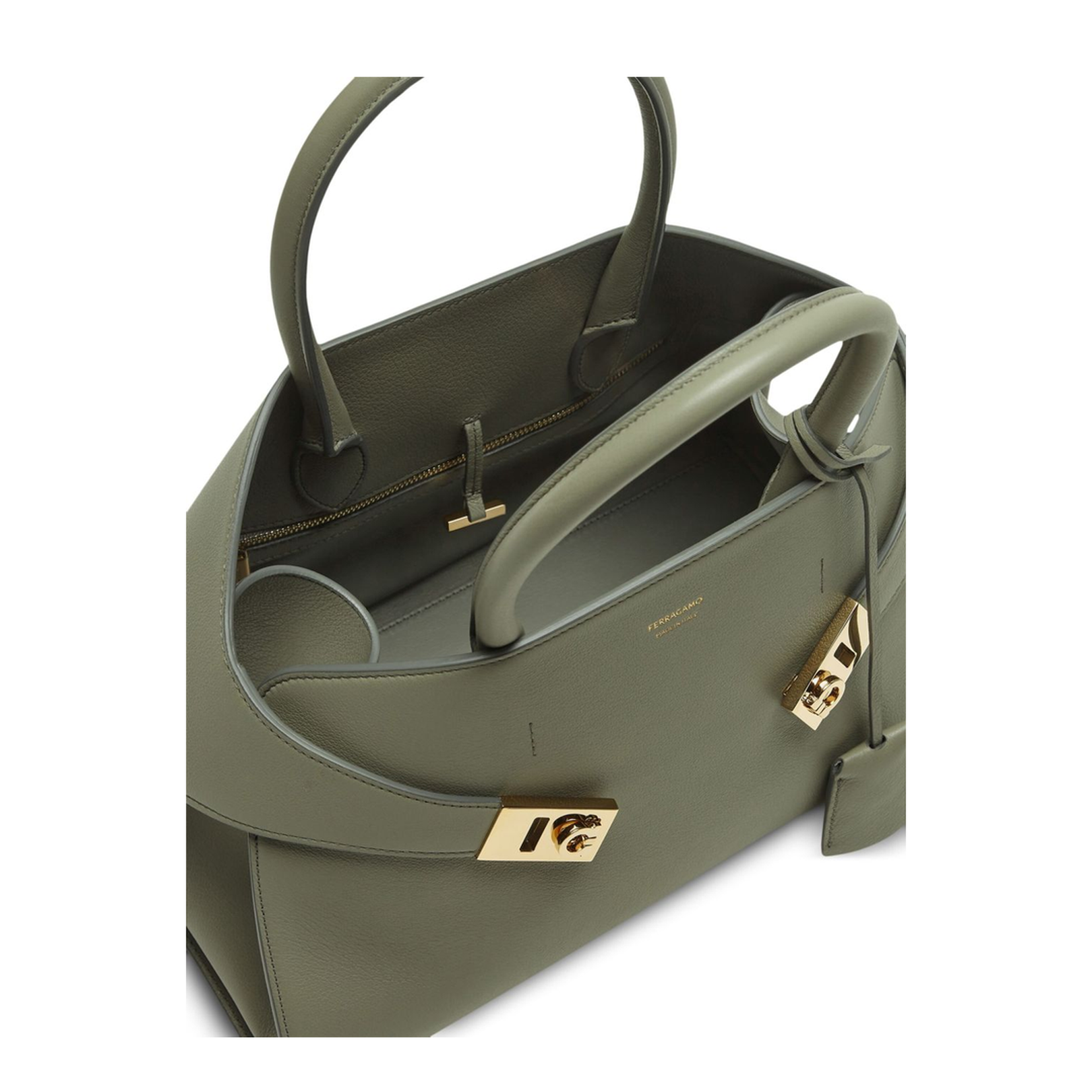 Hug Small Leather Tote Bag