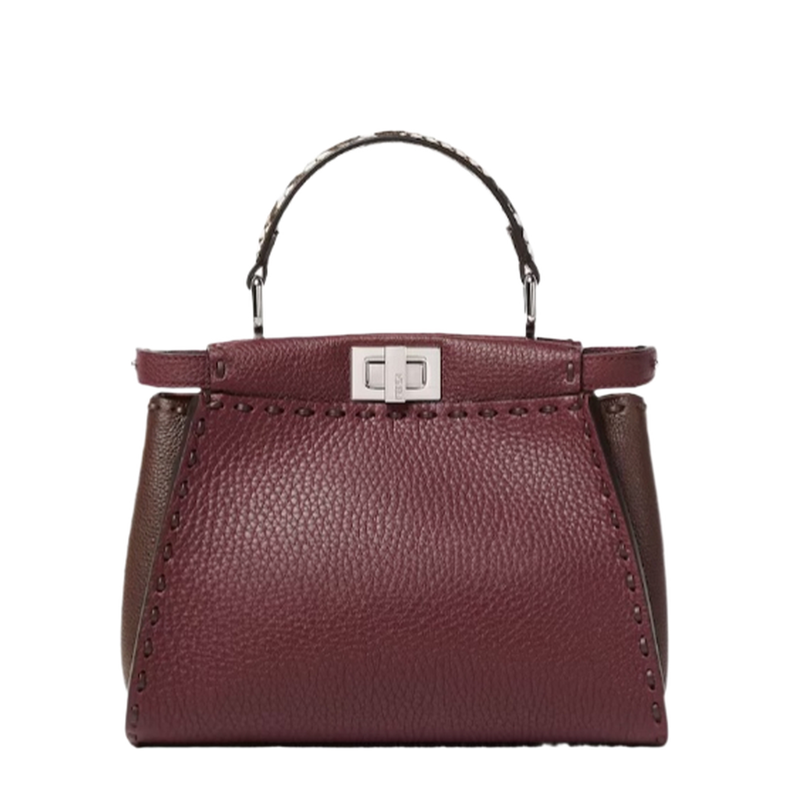 Peekaboo Mini Cuoio Romano Leather Multicolor