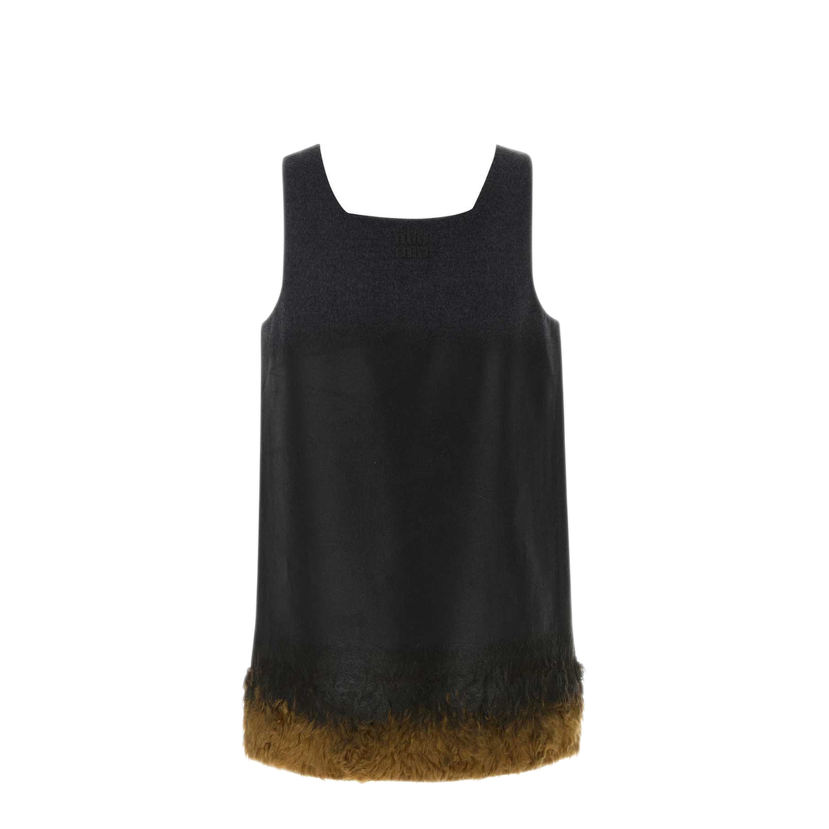 MAYFEYR - Miu Miu - Dark Grey Wool Blend Mini Dress - MF6578SOOO6702F05O3