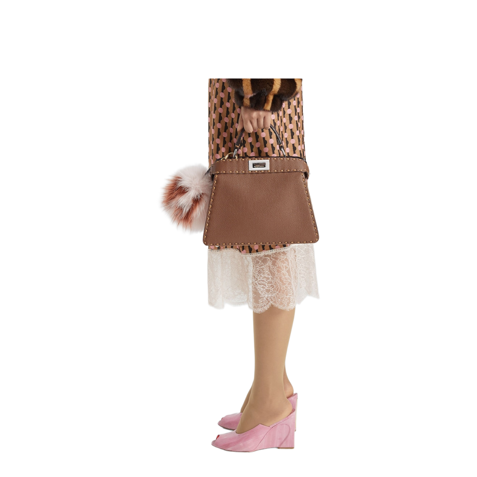 Peekaboo ISeeU Small Cuoio Romano Leather Brown