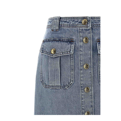 Denim Pencil Skirt