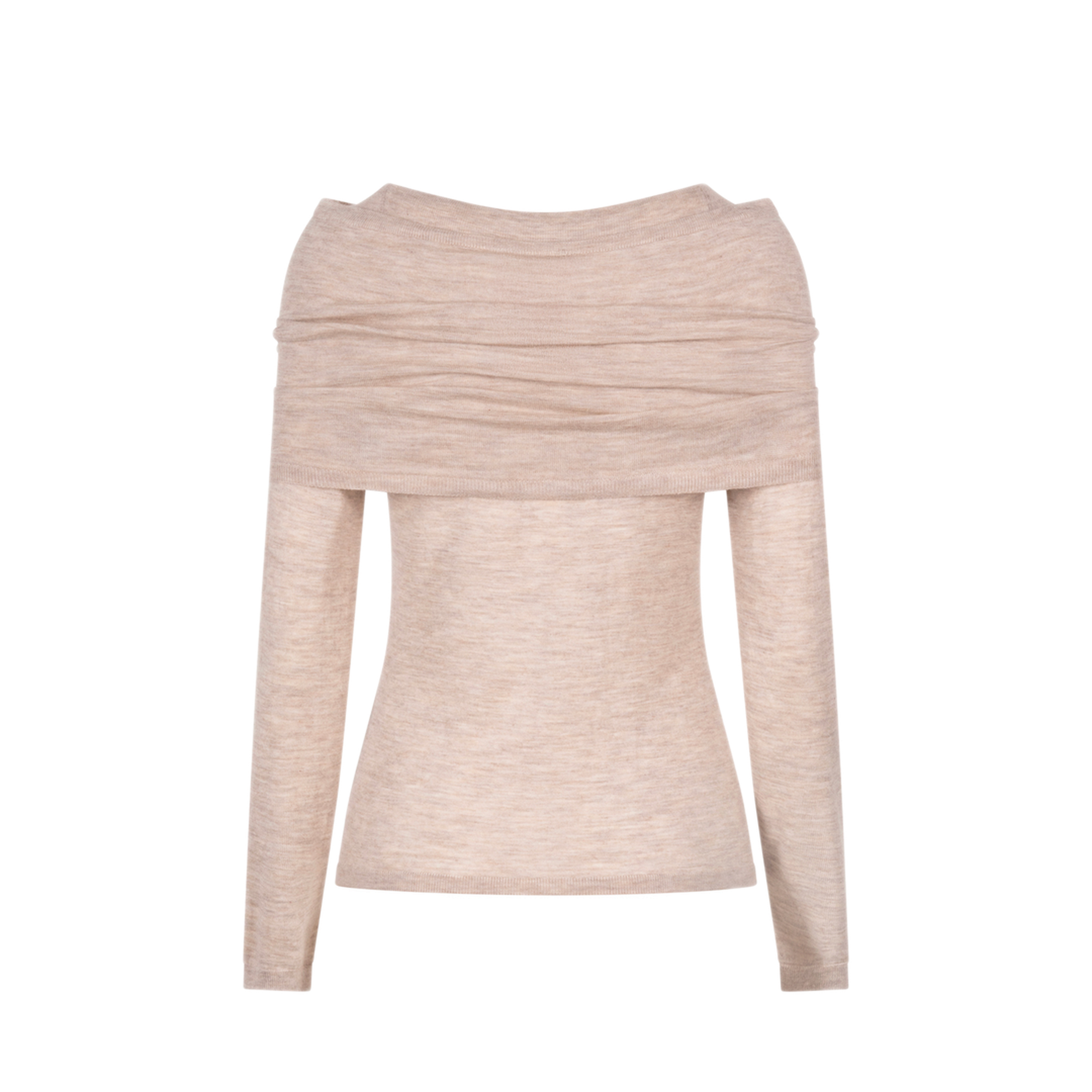 MAYFEYR -  - Lightweight Cashmere Sweater With Removable Wrap Detail - MXMFARETRA002