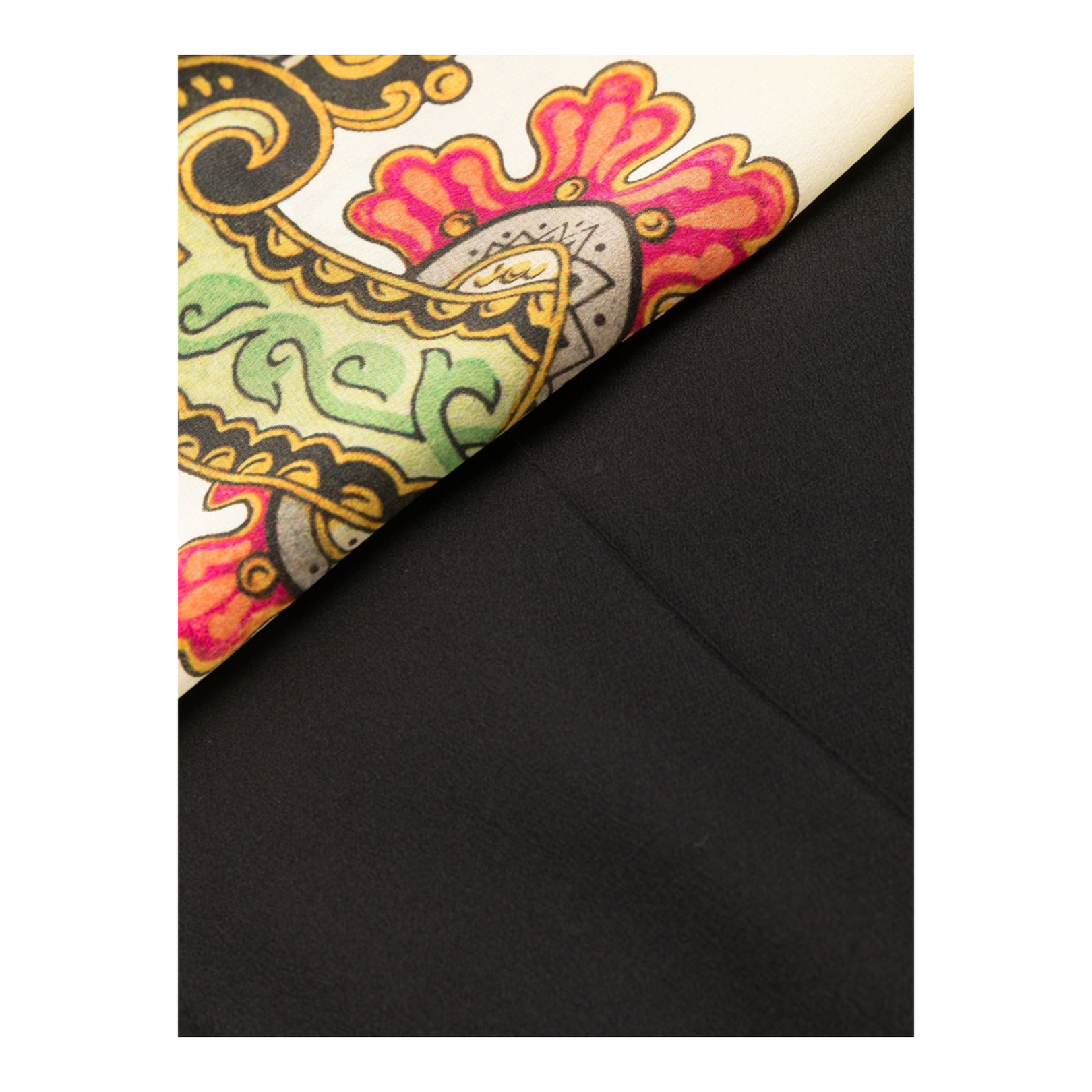Graphic-Print Straight-Leg Trousers