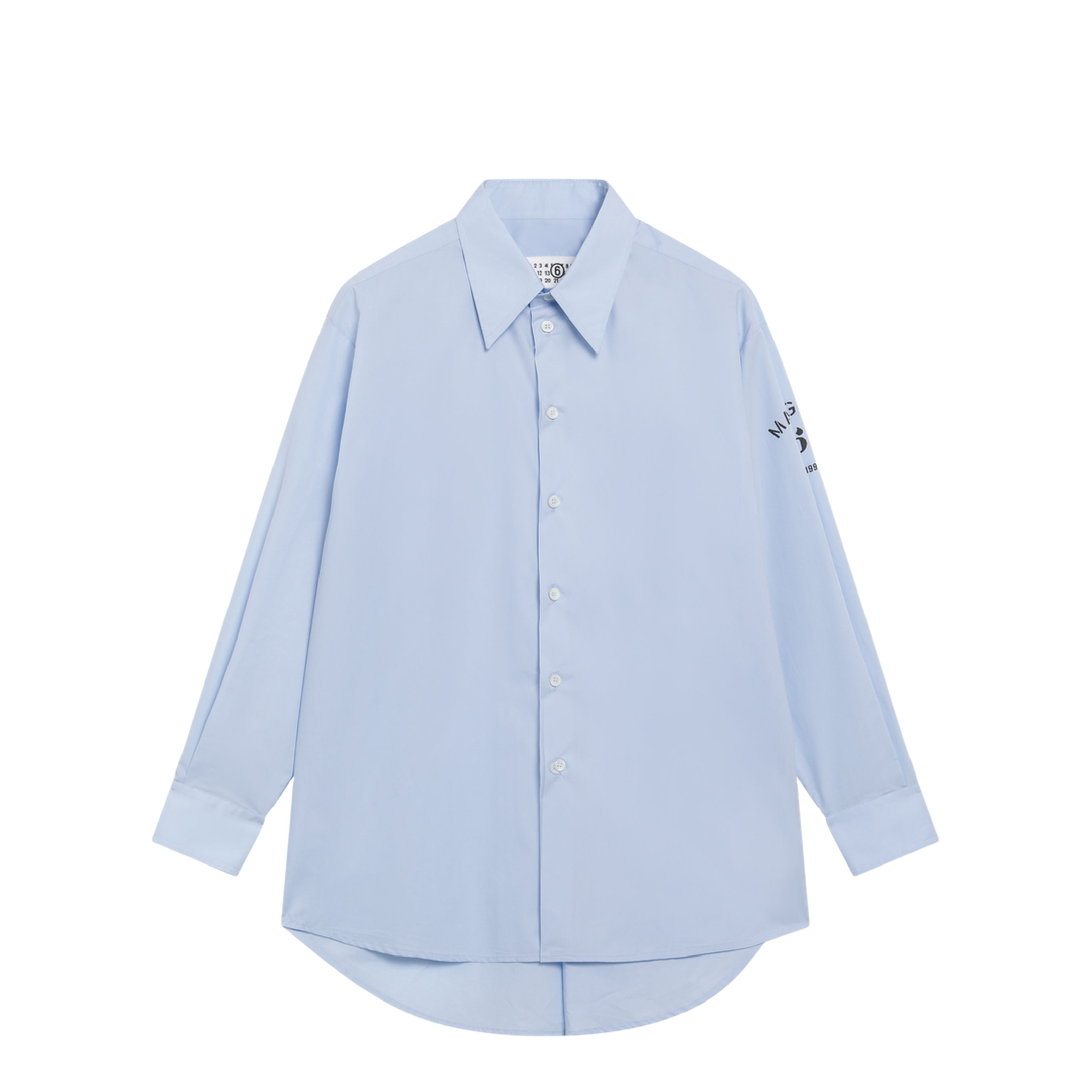MAYFEYR - Mm6 Maison Margiela - Light Blue Cotton Shirt - S52DT0072M35256479