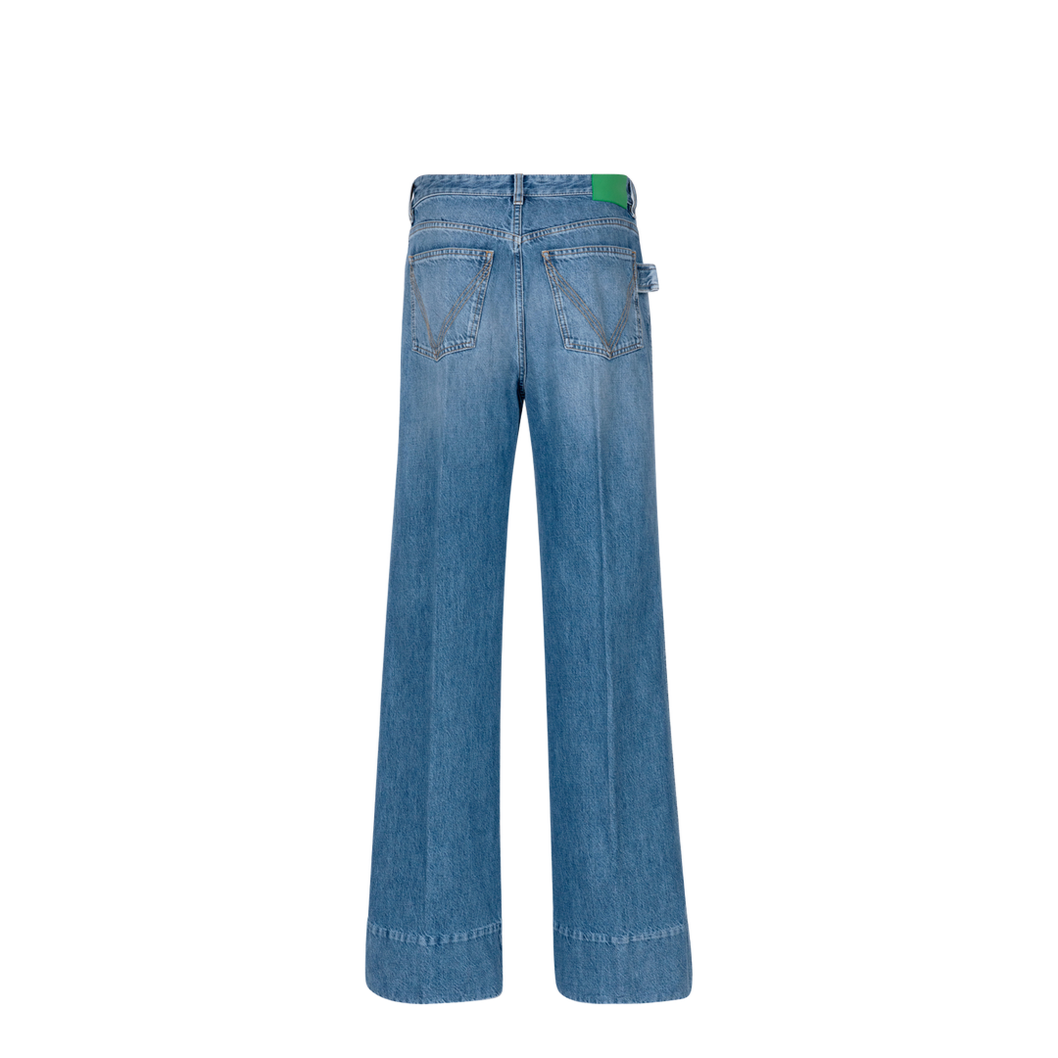 MAYFEYR - Bottega Veneta - Vintage Indigo Wide Leg Jeans - 771871V42W0