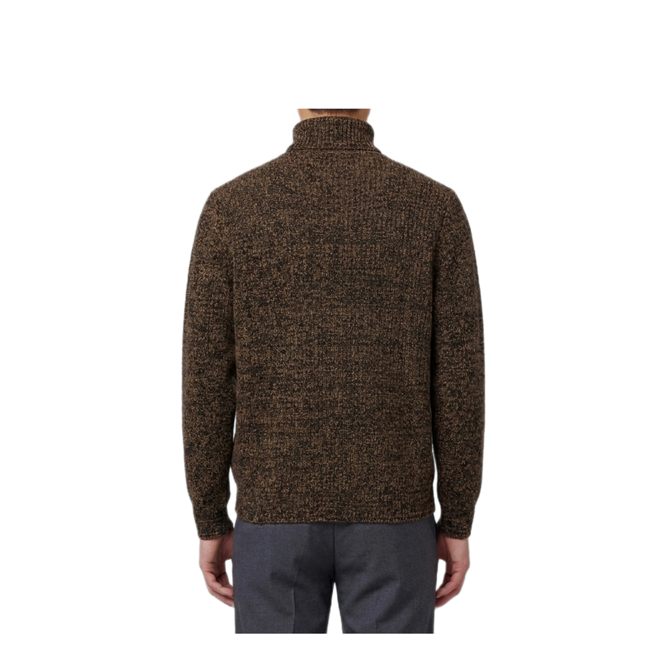 MAYFEYR - Lemaire - Tobacco High-Neck Sweater - PO0054LK1029MU407