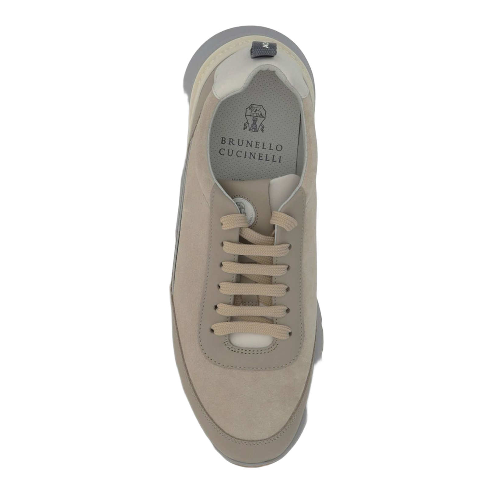 Washed Suede and Semi-Polished Calfskin Runners