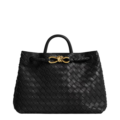 Andiamo Medium Leather Handbags - Black