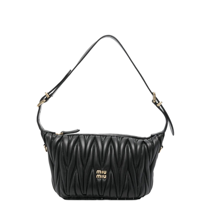 Matelassé Nappa Leather Pouch