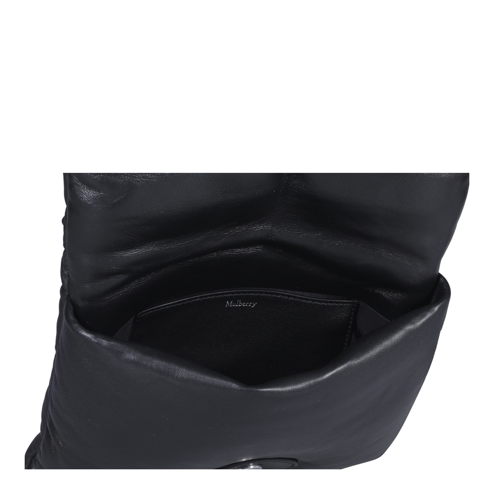 Little Softie Black Cross-Body Bag with Twist Lock Closure