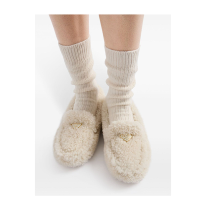 MAYFEYR - Prada - Shearling Driving Shoes - 1DD087FZF05MPDF0018