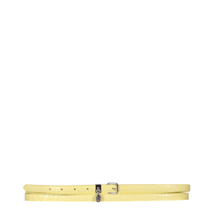 Double Belt with Skull and Pavè