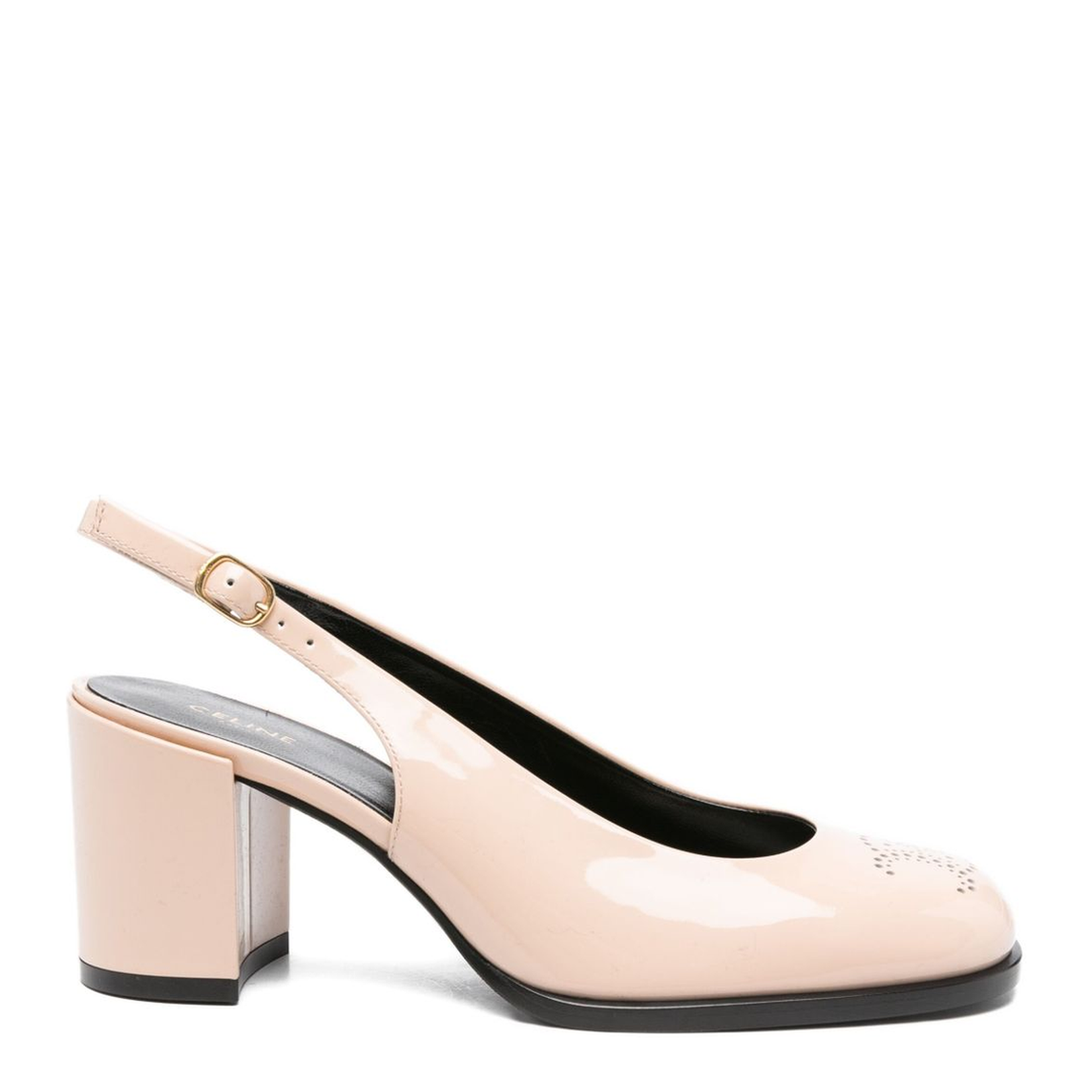 Lily Perforated Slingback in Patent