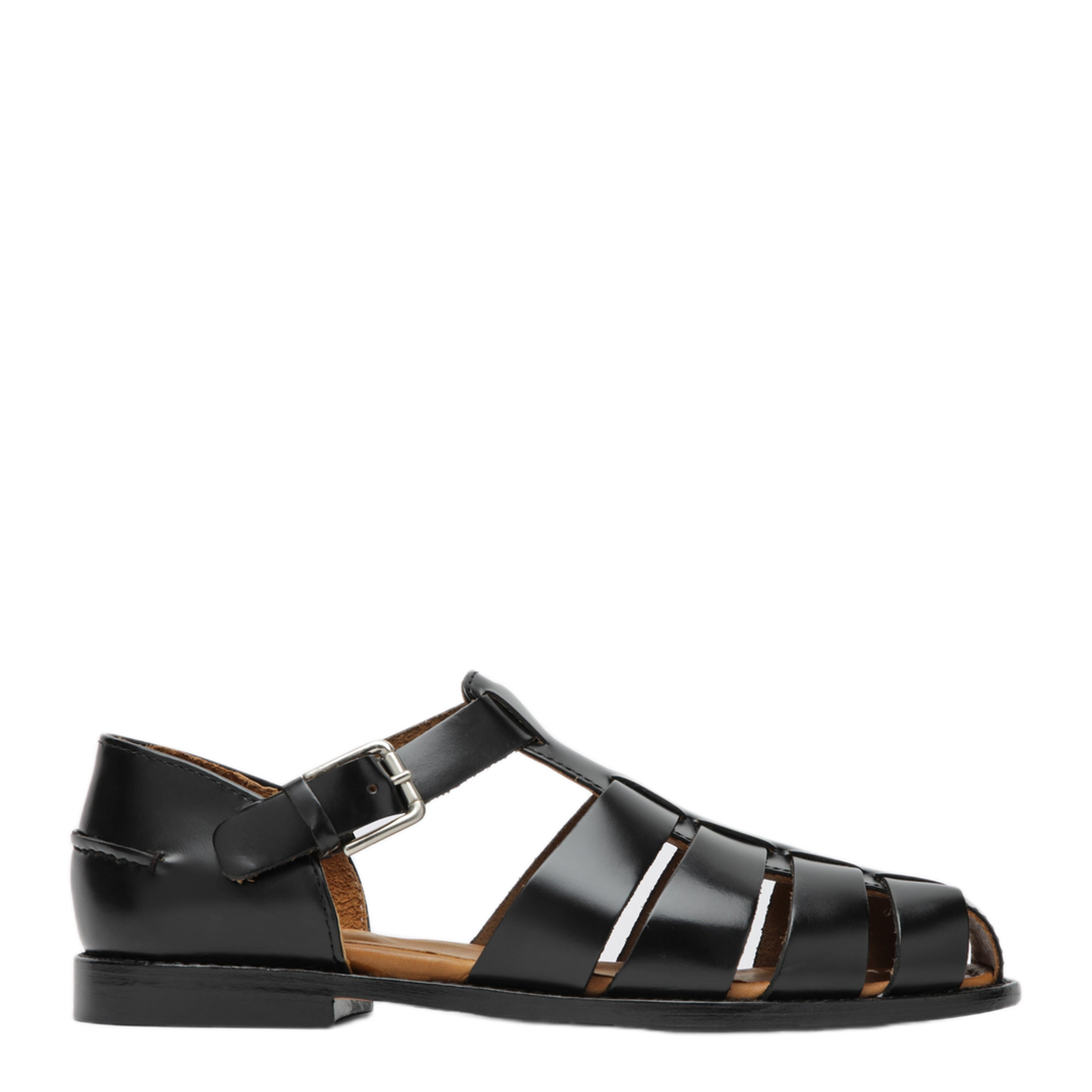 MAYFEYR - Sebago - Gurkha Tale Black Leather Sandals - 741316WLE902