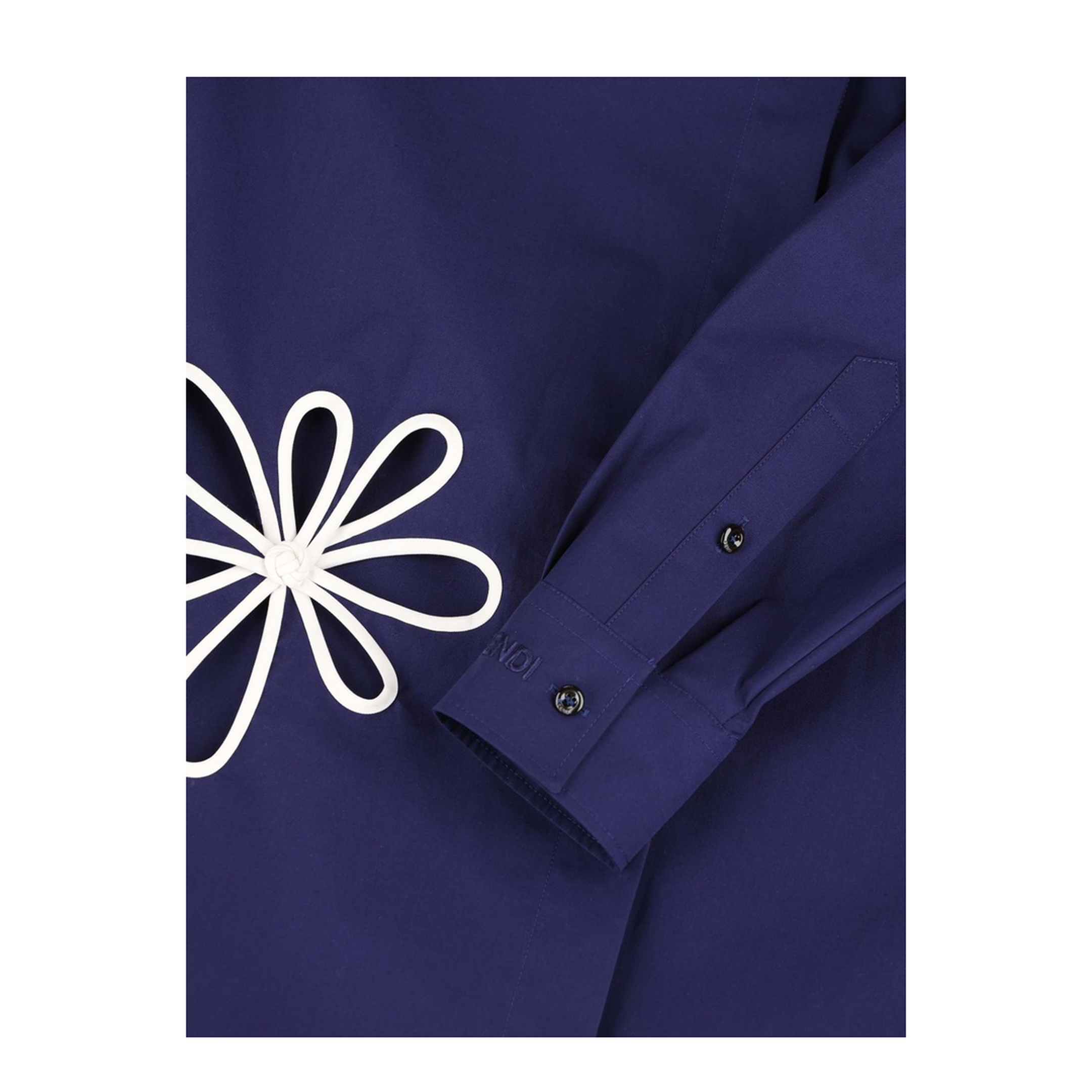 Dark Blue Poplin Shirt