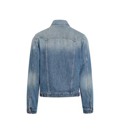 MAYFEYR - Versace - Medium Blue Stonewashed Denim Jacket - 10258251A184051D800