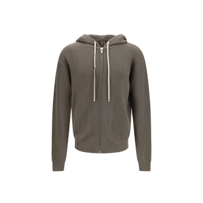 MAYFEYR - Rick Owens - Ribbed Virgin Wool Knit Hoodie - RU01F261434