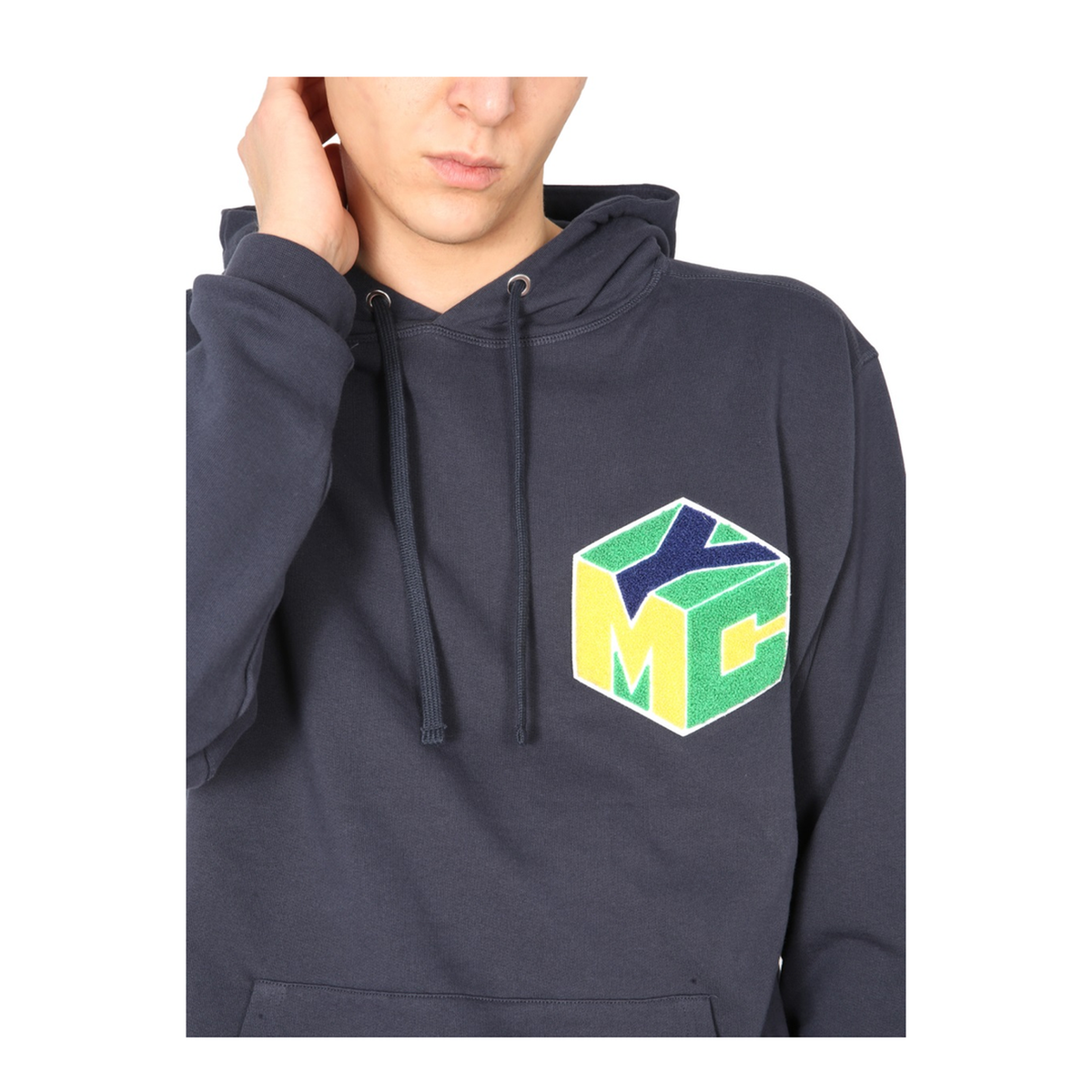 MAYFEYR - YMC - Trugoy Hooded Sweatshirt - P7QAPY075NAVY
