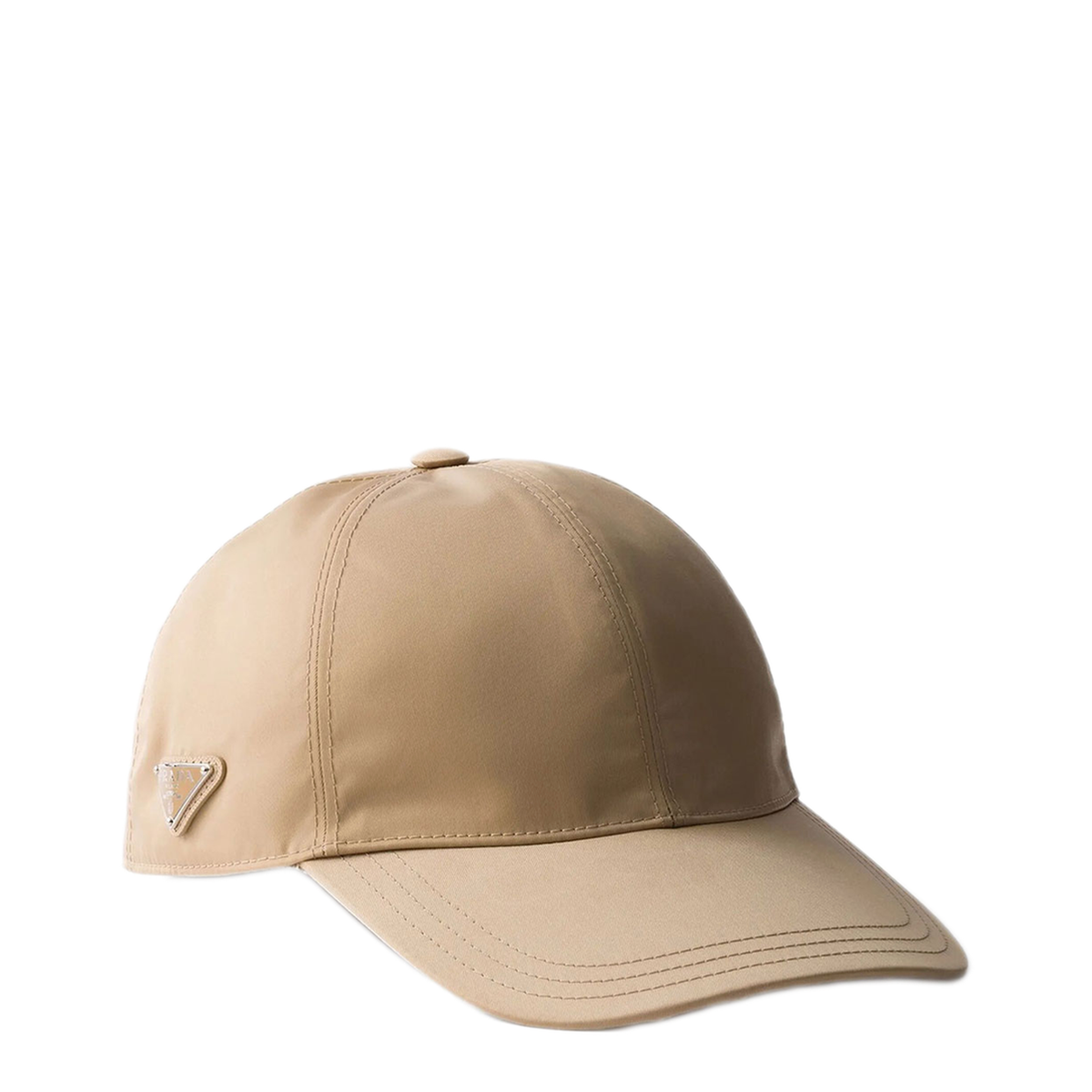 Beige Re Nylon Baseball Cap