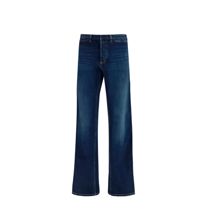 MAYFEYR - Gucci - Cotton Jeans With Web Stripe - 875555XDDH0