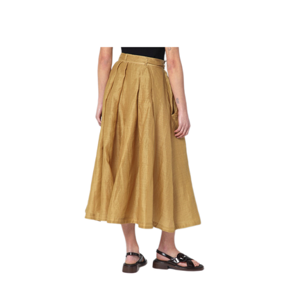 MAYFEYR - MKDT Studio - Nova Pleated Skirt In Ramie - 25-2-078-3952COGO