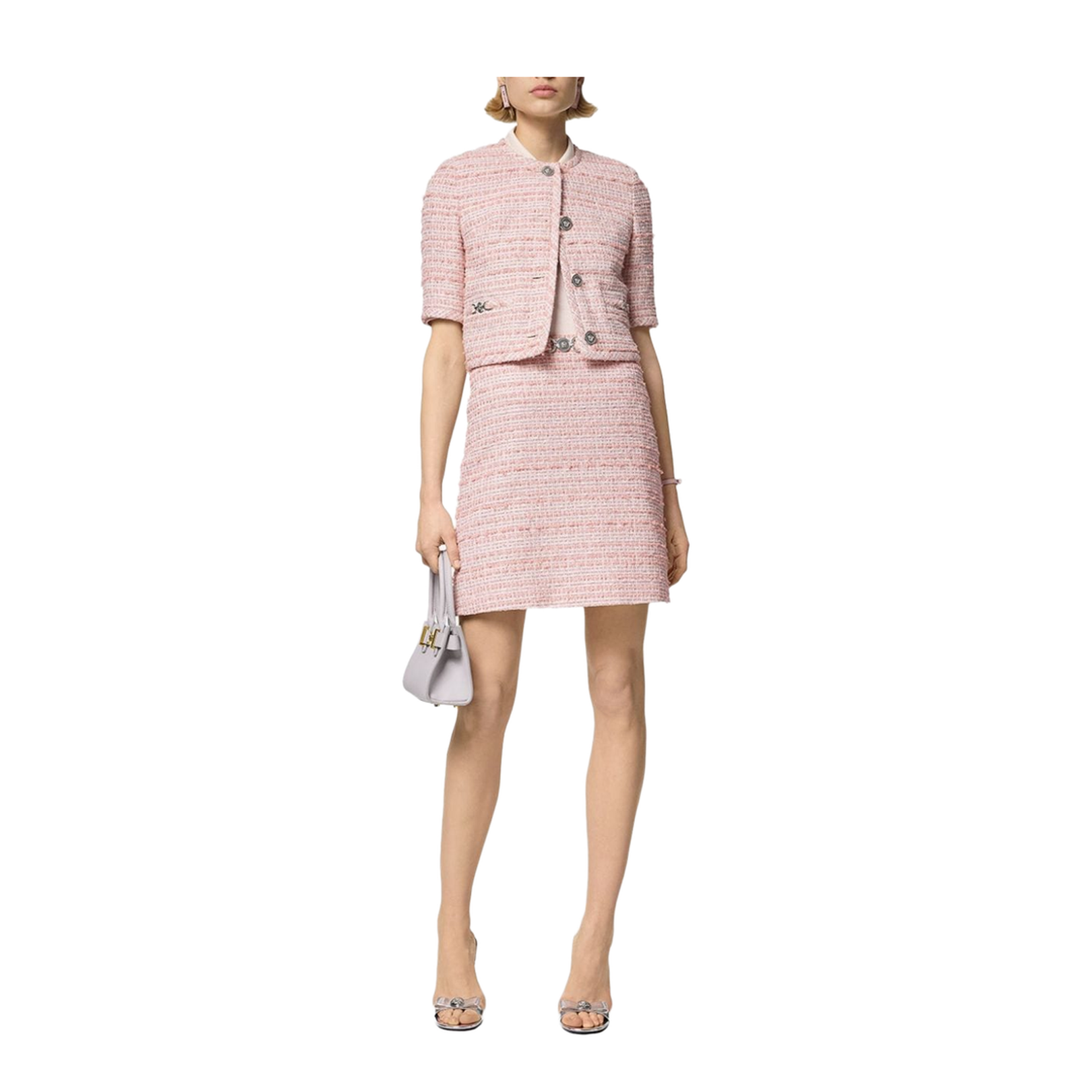 Versace Medusa Tweed Skirt