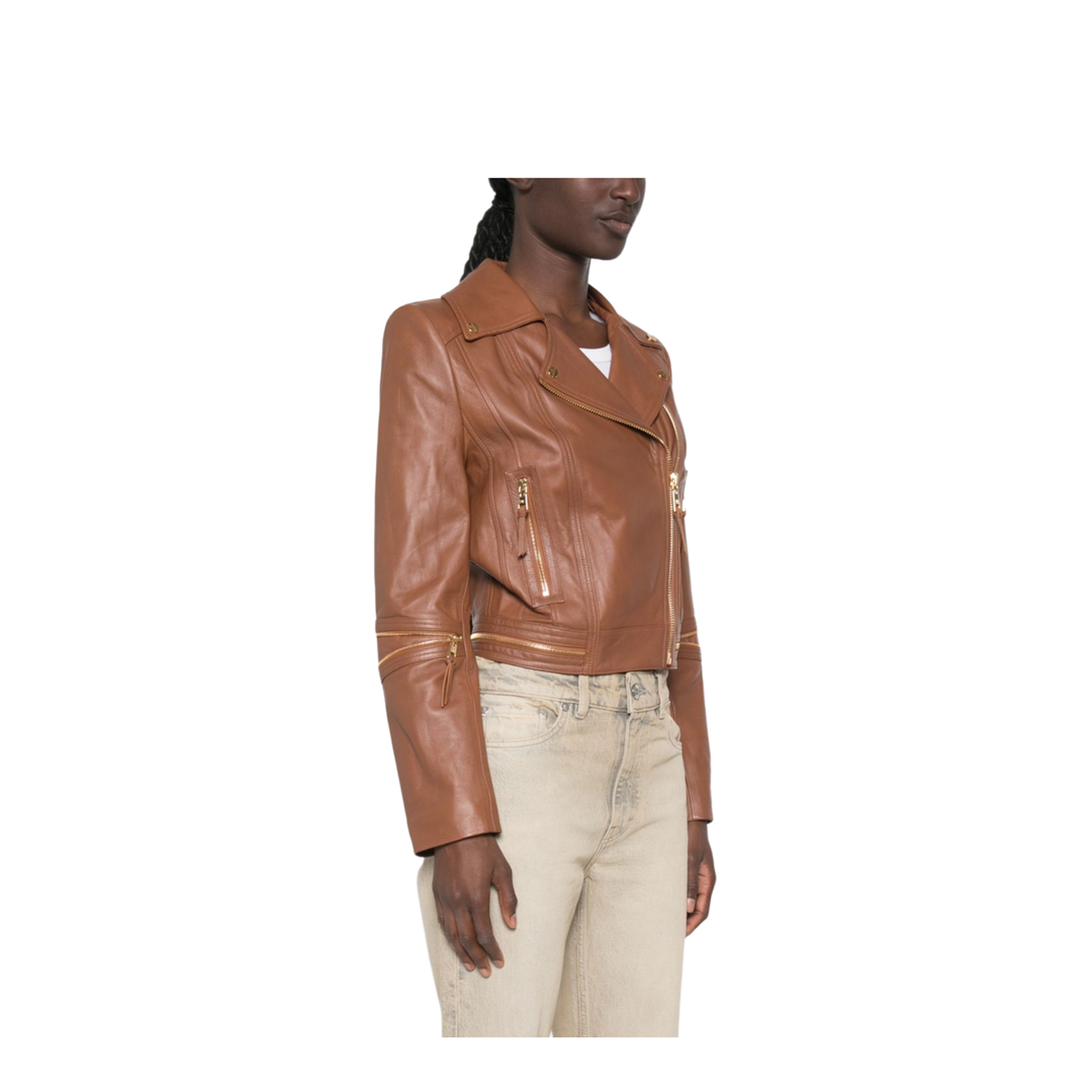 MAYFEYR - Elisabetta Franchi - Jackets Brown - GD01Z66E2FK3