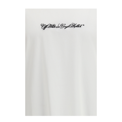 MAYFEYR - Off-White - Script Arrow T-Shirt - 44MAA027S26J002100