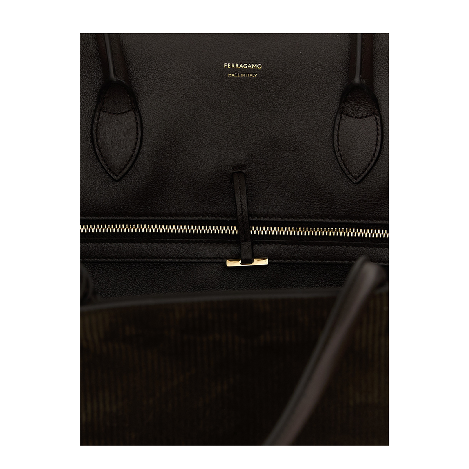 Hug Handbag in Printed Suede