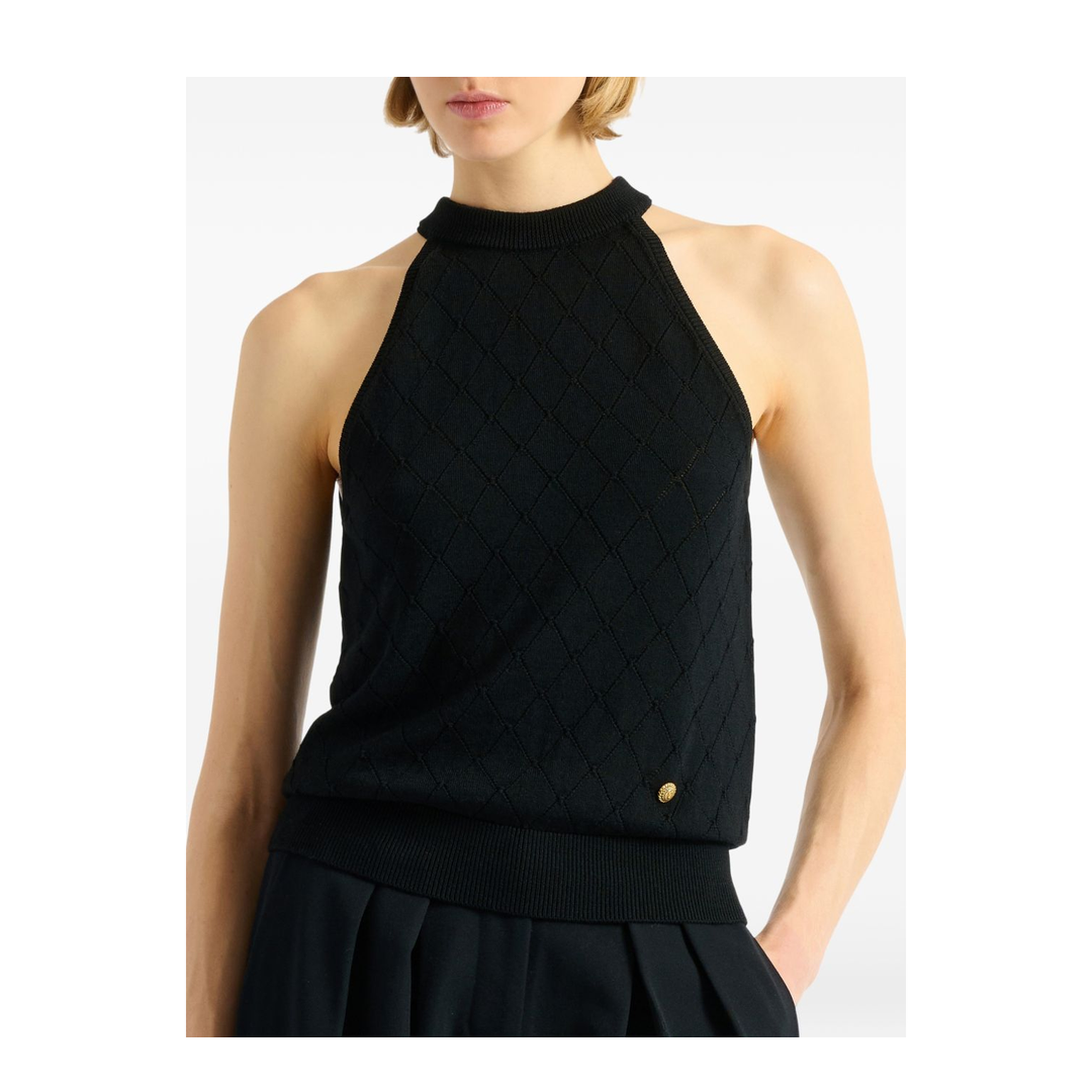 MAYFEYR - Balmain - Top Black - HF1AE089KJ990PA