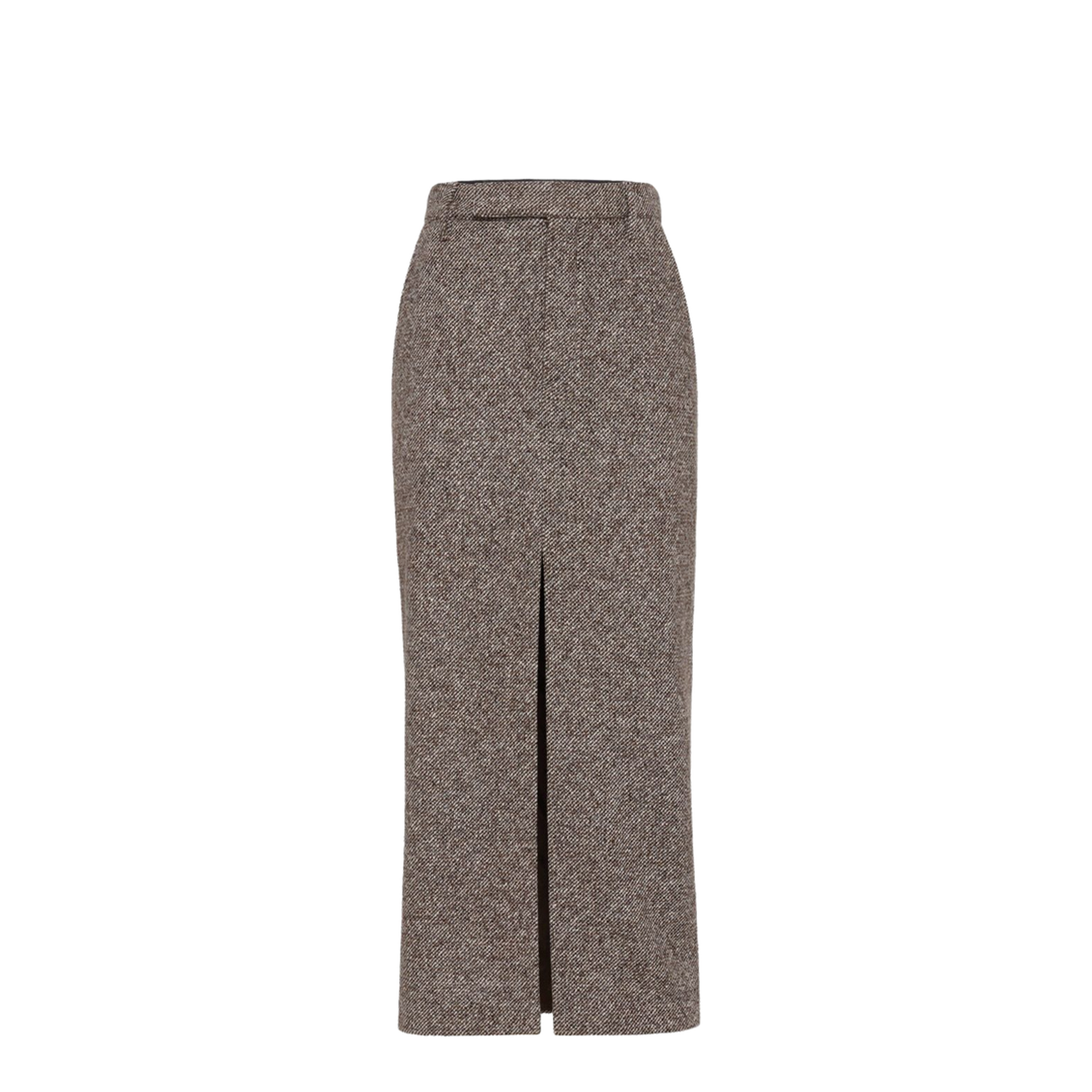 Wool Blend Pencil Skirt