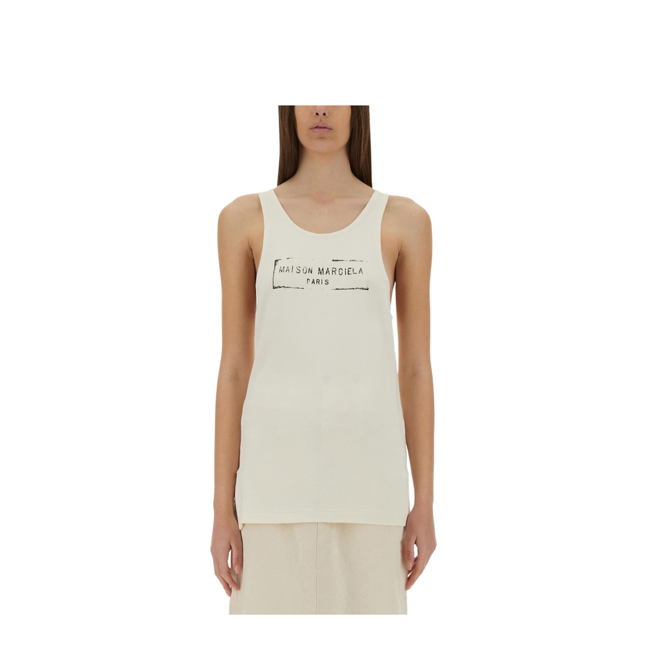 MAYFEYR - Maison Margiela - Logo Print Tank Top - S51NL0048S24522103