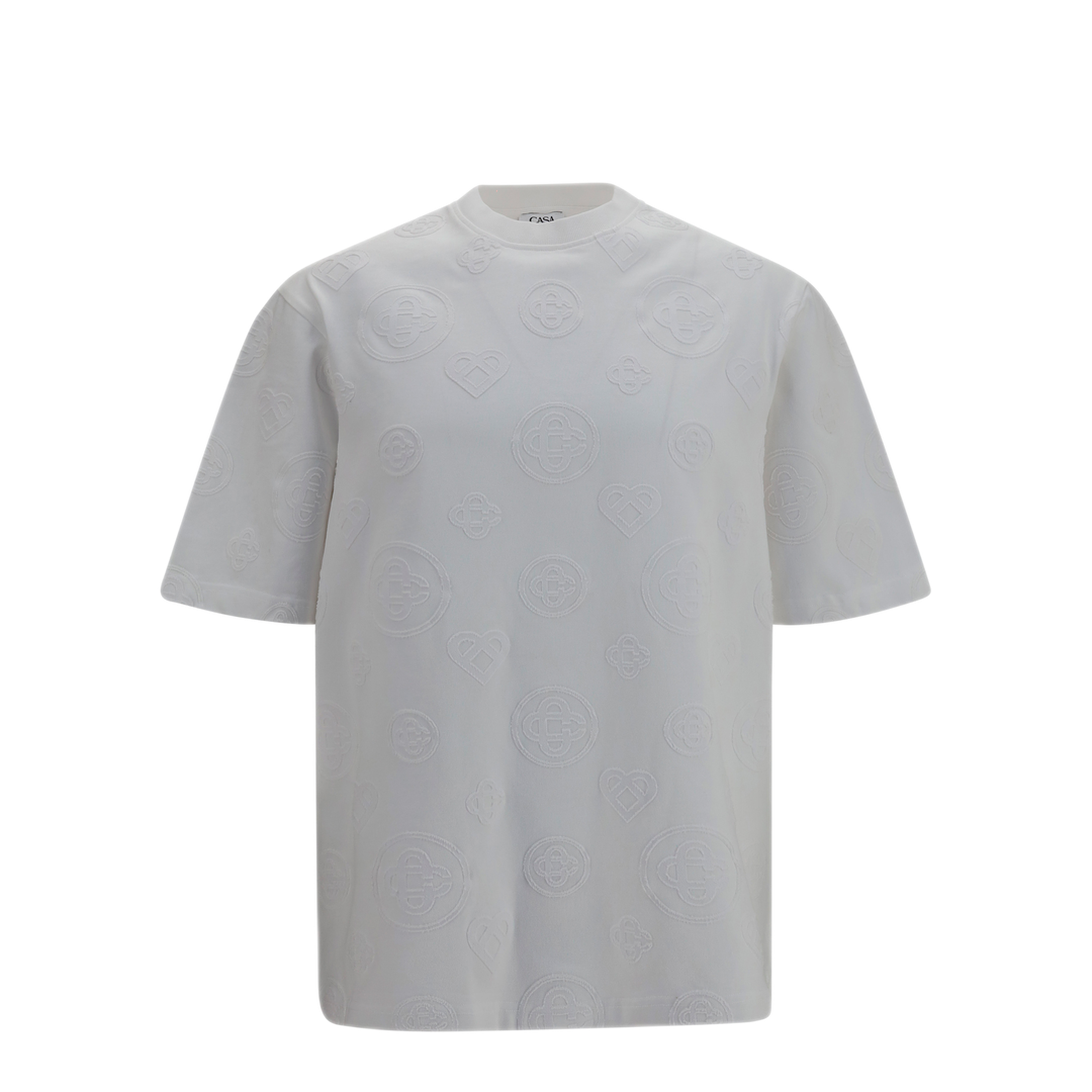 MAYFEYR - Casablanca - Oversized All Over Monogram T Shirt - MPF26JTS04402WHITE