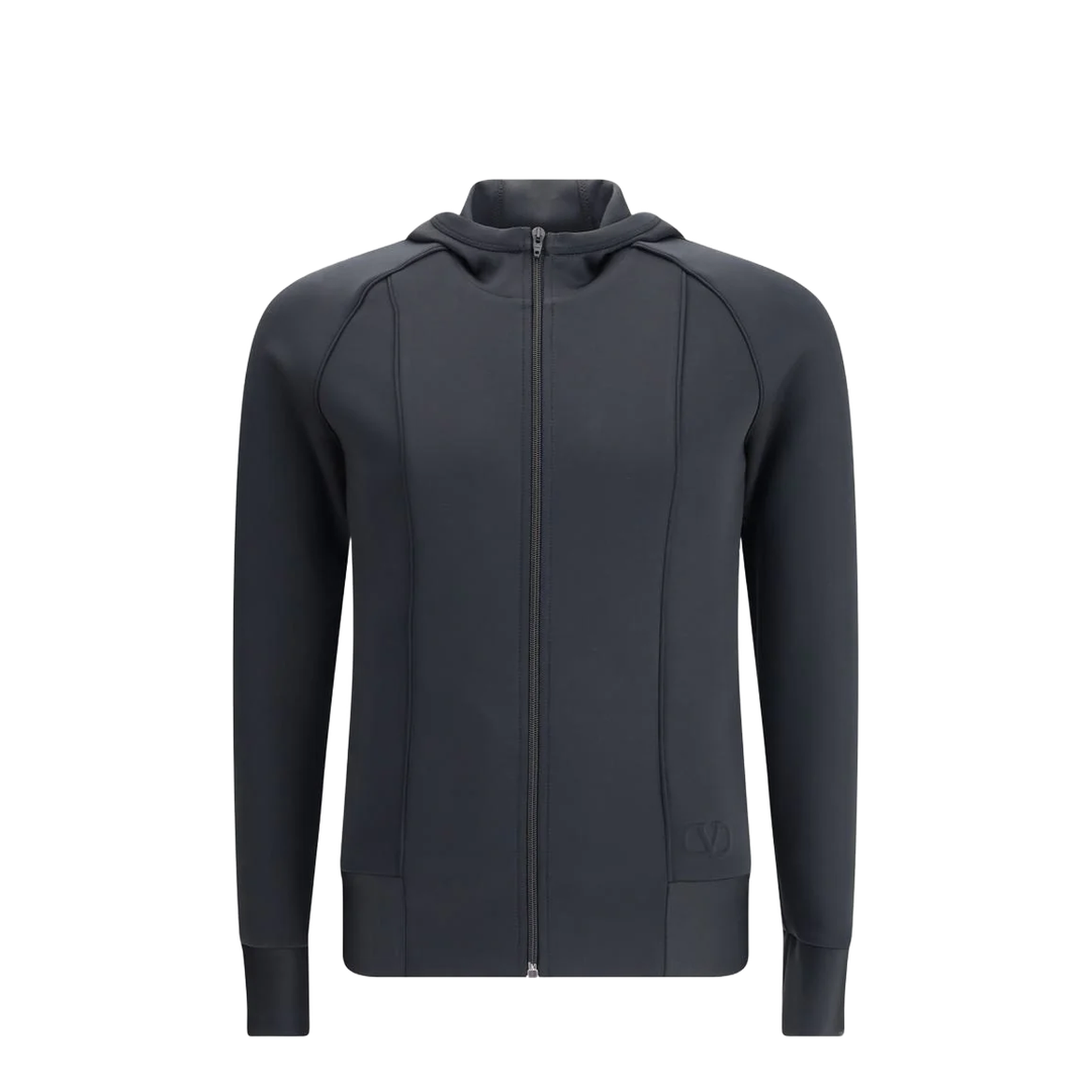 Black Neoprene Sweatshirt