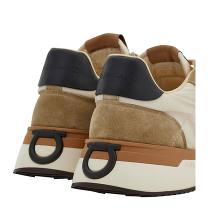 MAYFEYR - Ferragamo - Atlantic Waterproof Fabric And Suede Sneakers - 02A1300787605