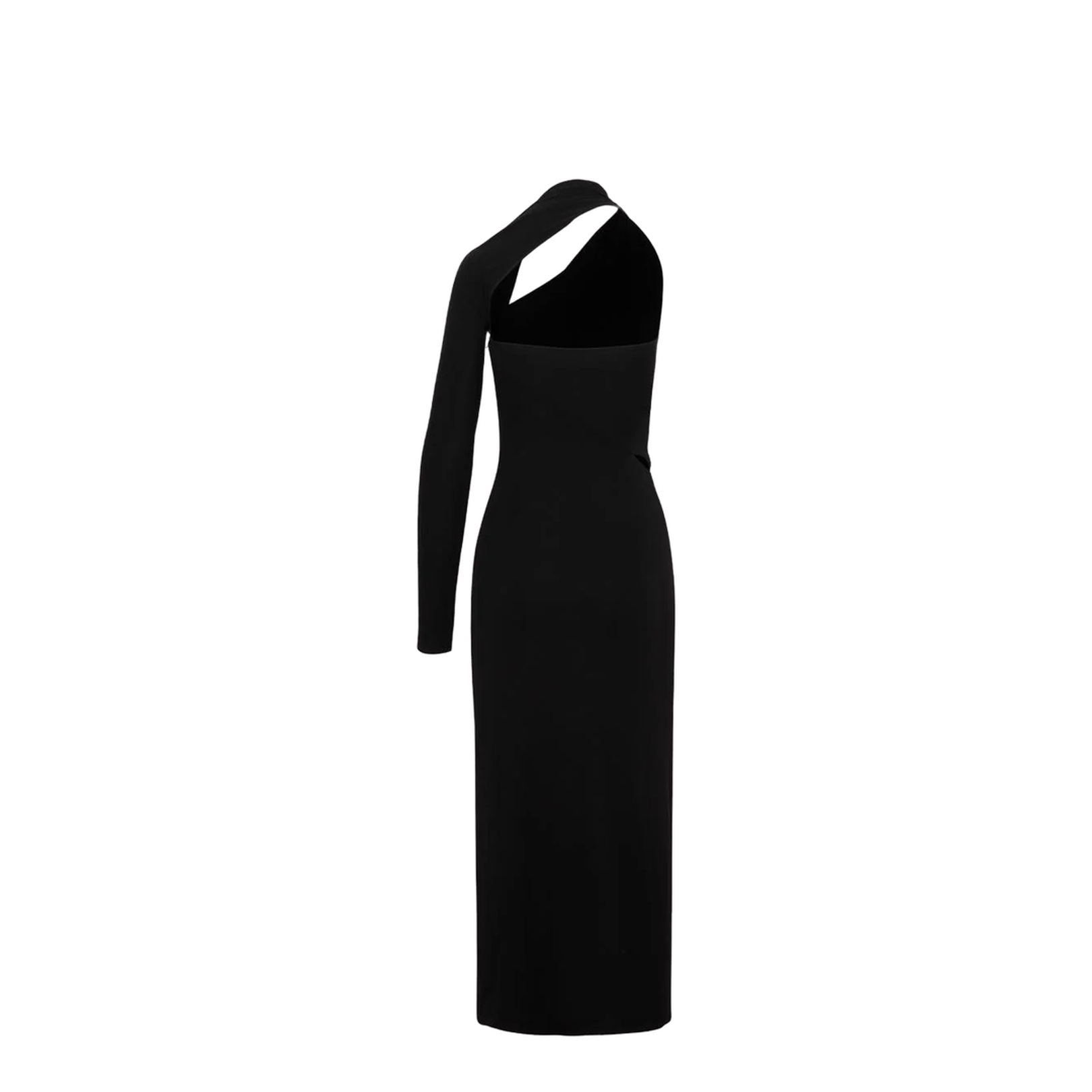 One-Shoulder Cut Out Midi Dress