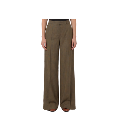 MAYFEYR - Max Mara - Netto Prince Of Wales Wool Trousers - 262113604160010270002