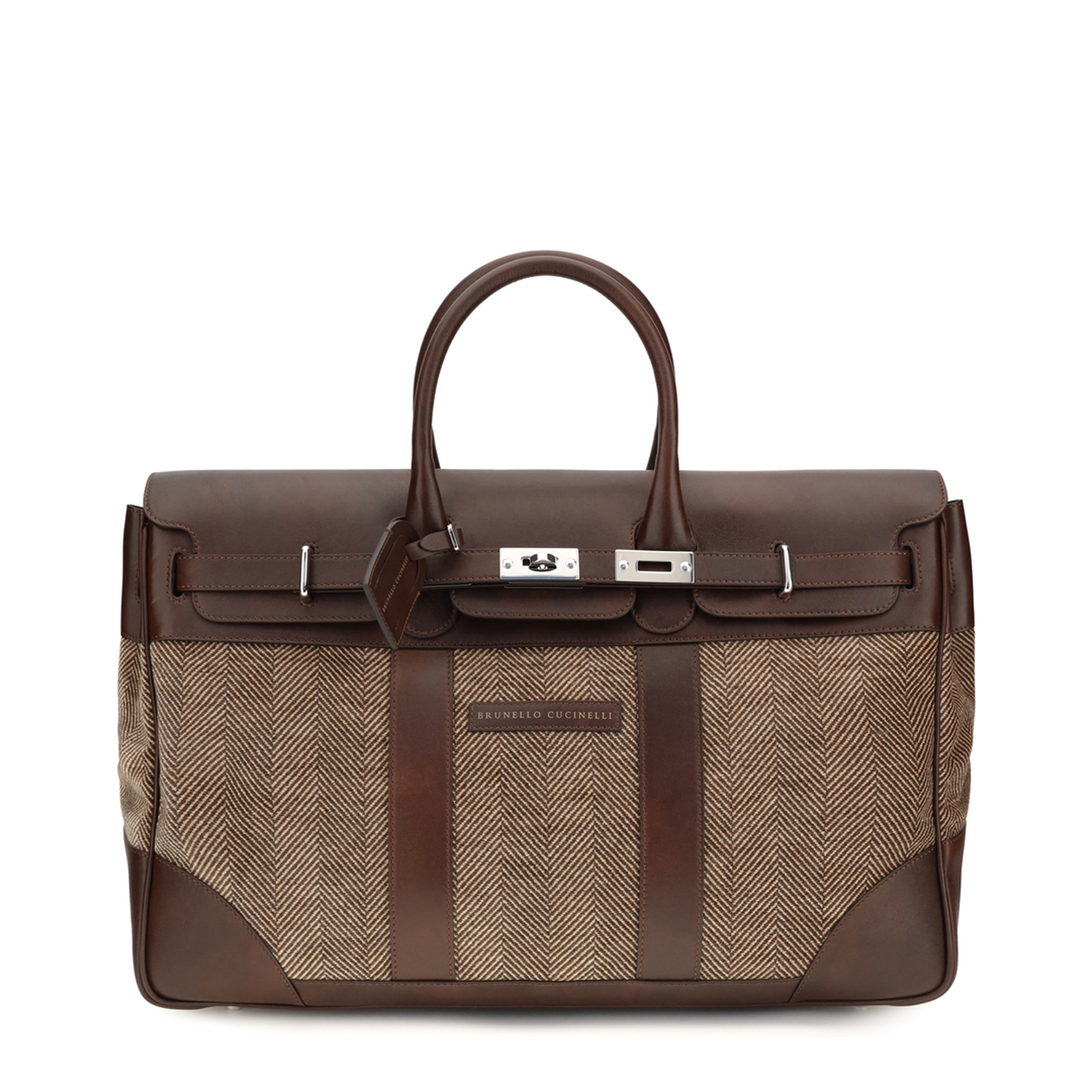MAYFEYR - Brunello Cucinelli - Travel Bag In Leather And Fabric - MBROBU071