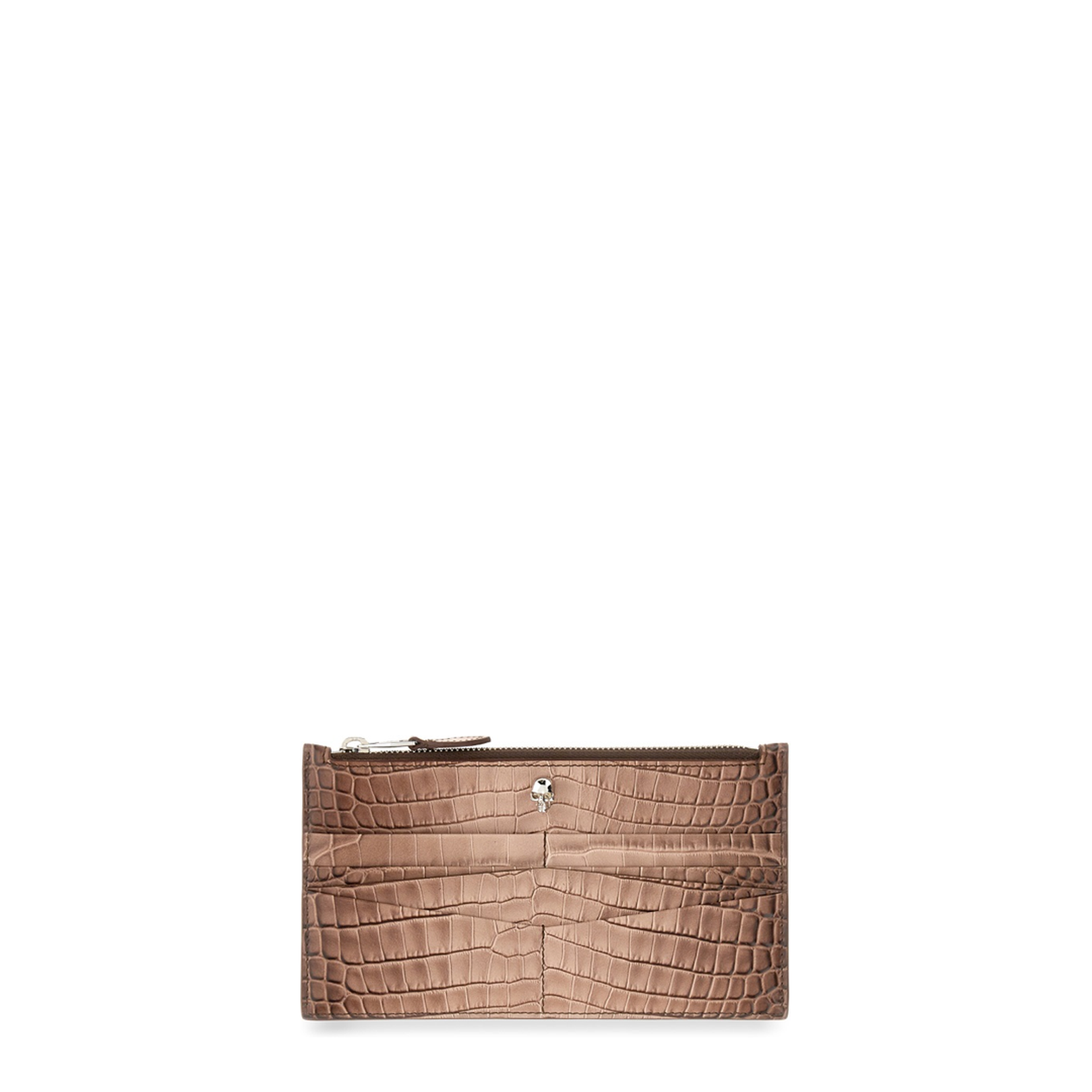 Flat Wallet With Zipper