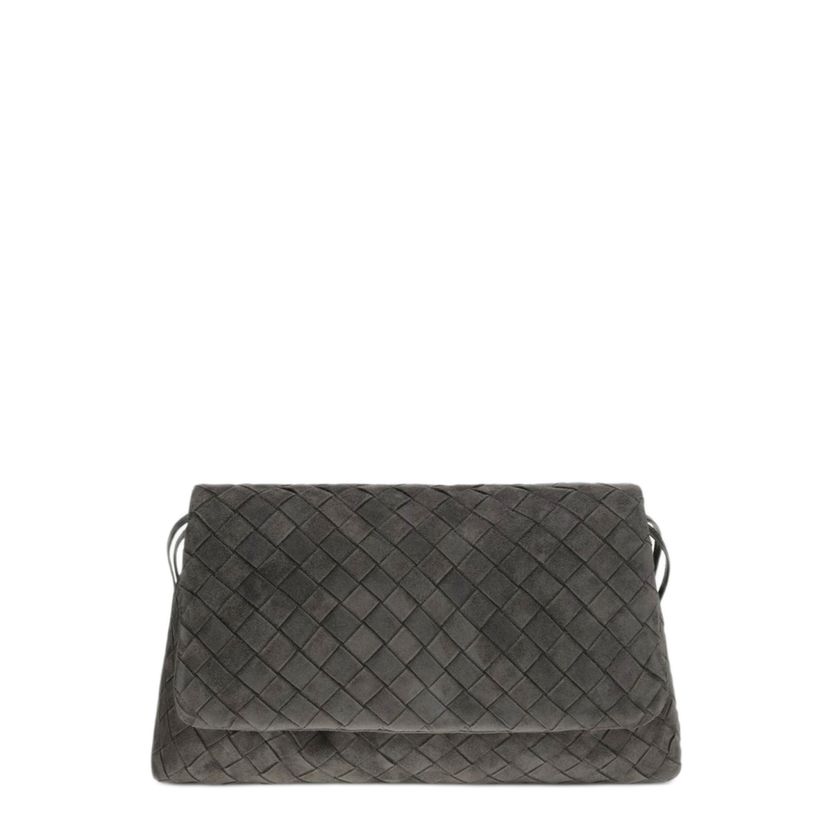 MAYFEYR - Bottega Veneta - Giorno Obsidian Grey Pouch Bag - 857657V5ZZ01689