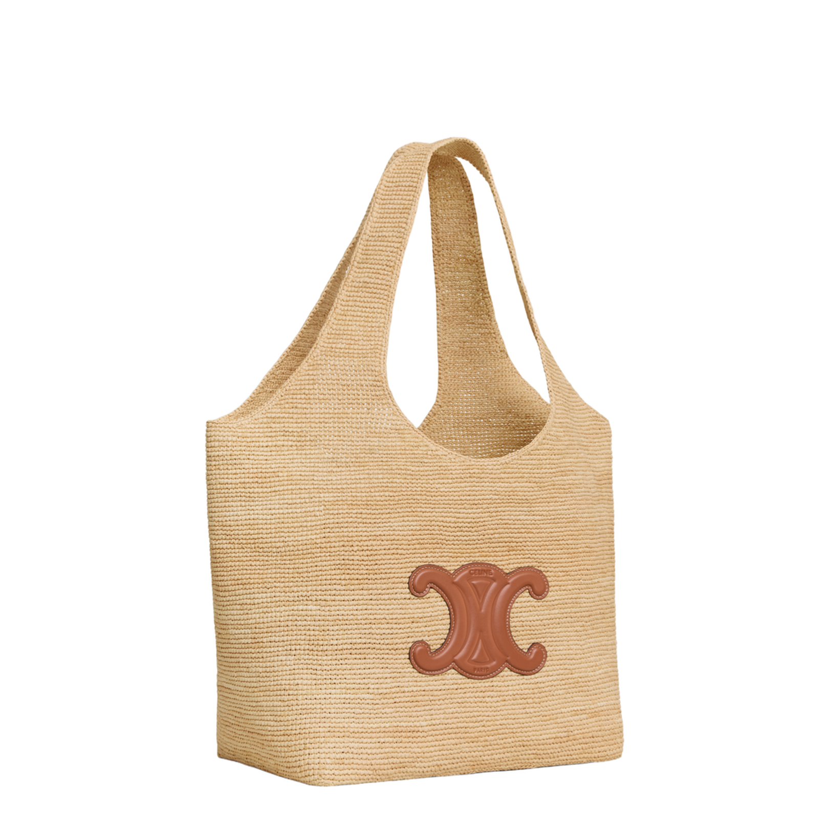 Classic Panier Shopper Cabas in Raffia