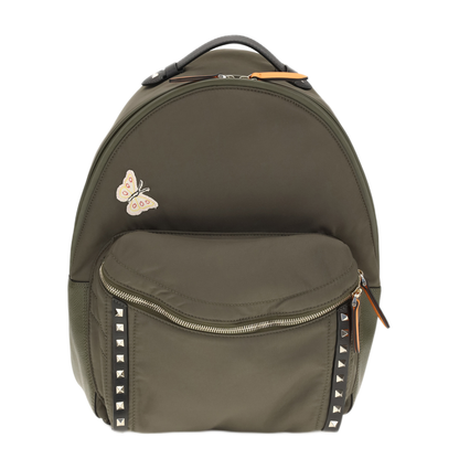 MAYFEYR - Valentino - Stud Up Technical Fabric Backpack - 9Y0B0U12EQK5HG