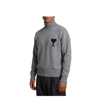 MAYFEYR - Ami Paris - Ami De Coeur Turtleneck Sweater - UKS839018A273