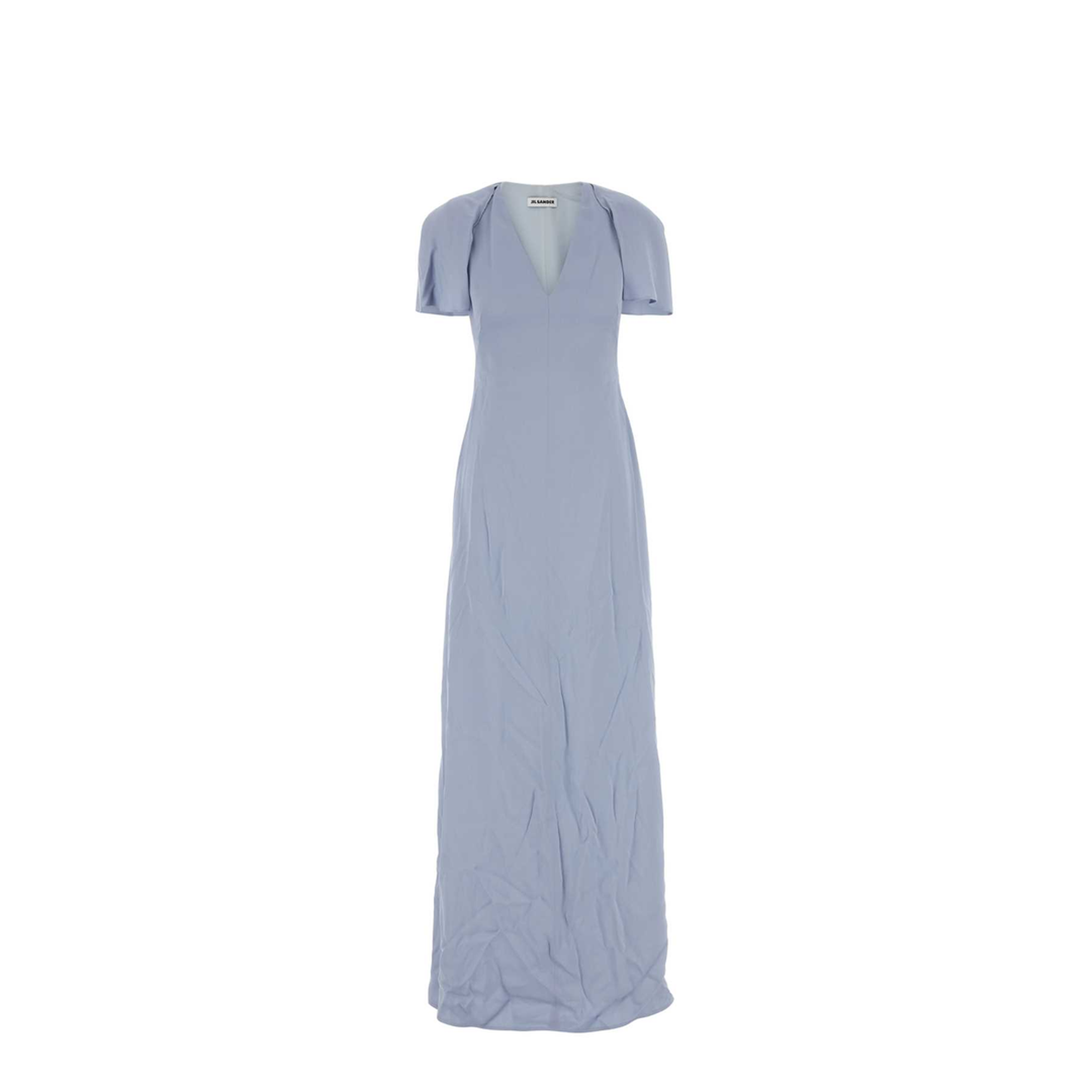 Jil Sander Powder Blue Viscose Long Dress – MAYFEYR