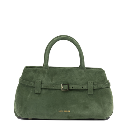 MAYFEYR - Manu Atelier - Le Cambon 35 Medium Handbag - 2026167LECAMBON25VELVETGREEN
