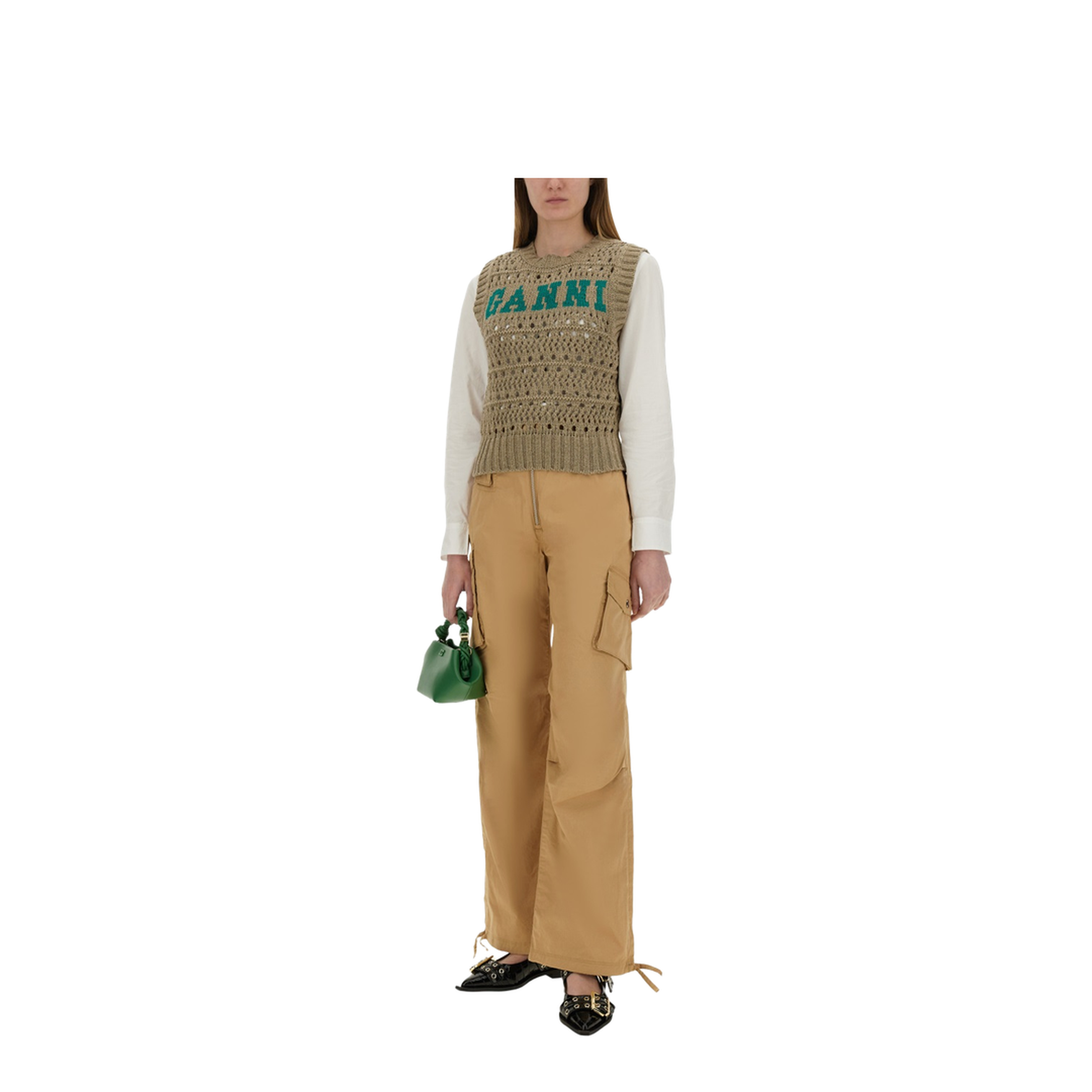 MAYFEYR - Ganni - Cotton Twill Cargo Pants - W0506061
