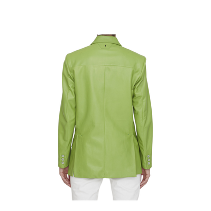 MAYFEYR - Salvatore Santoro - Lime Leather Jacket - S23SANTD-44060DGLOVLIME