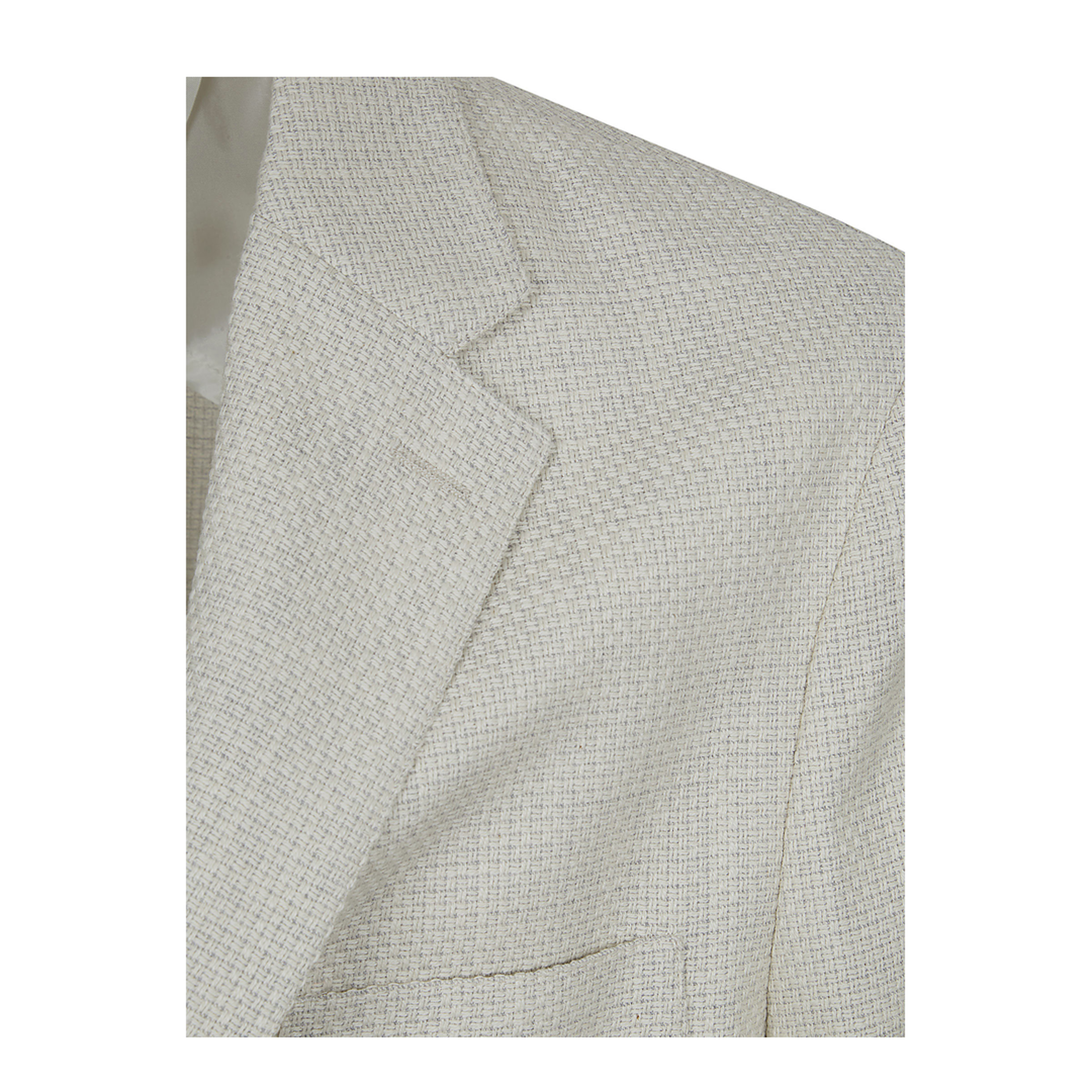 Single-Breasted Cotton-Blend Jacket