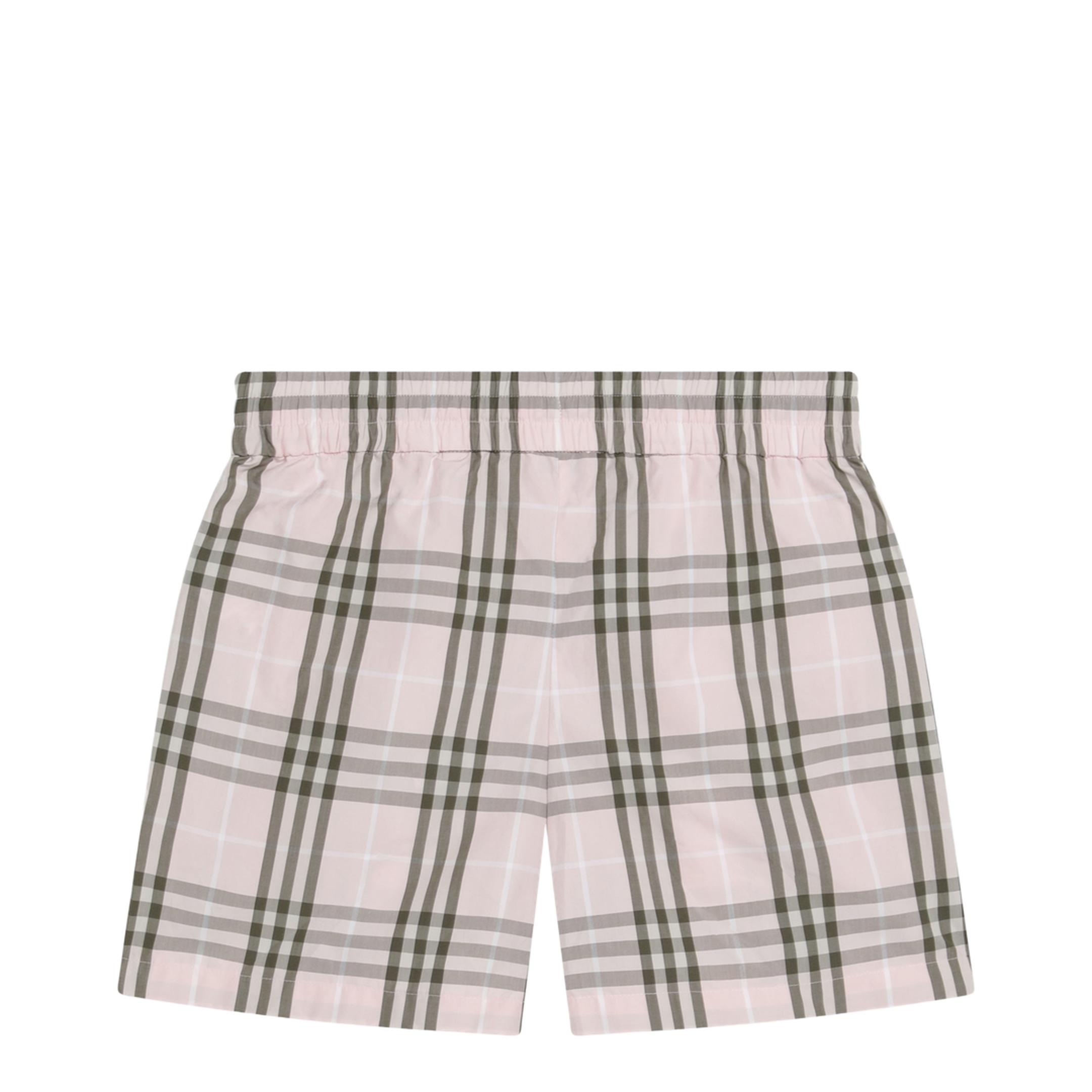 Pink Mallow Check Pattern Shorts