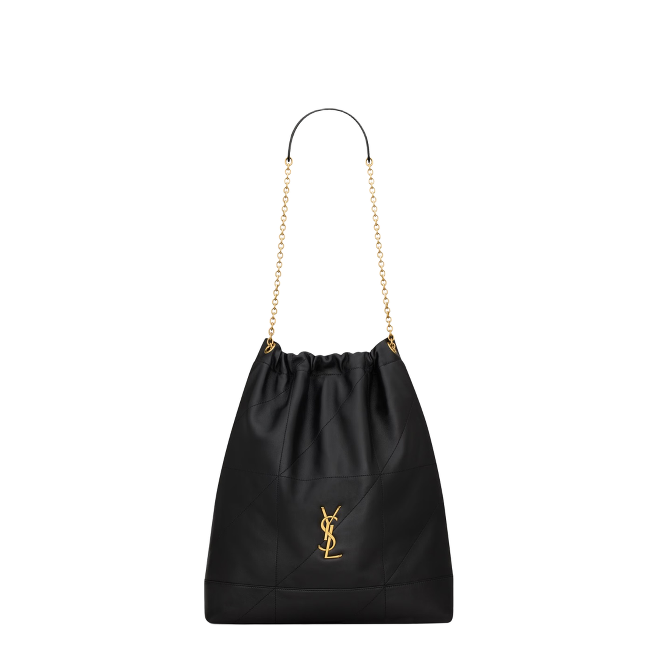 Jamie Large Nappa Bucket Bags - Black